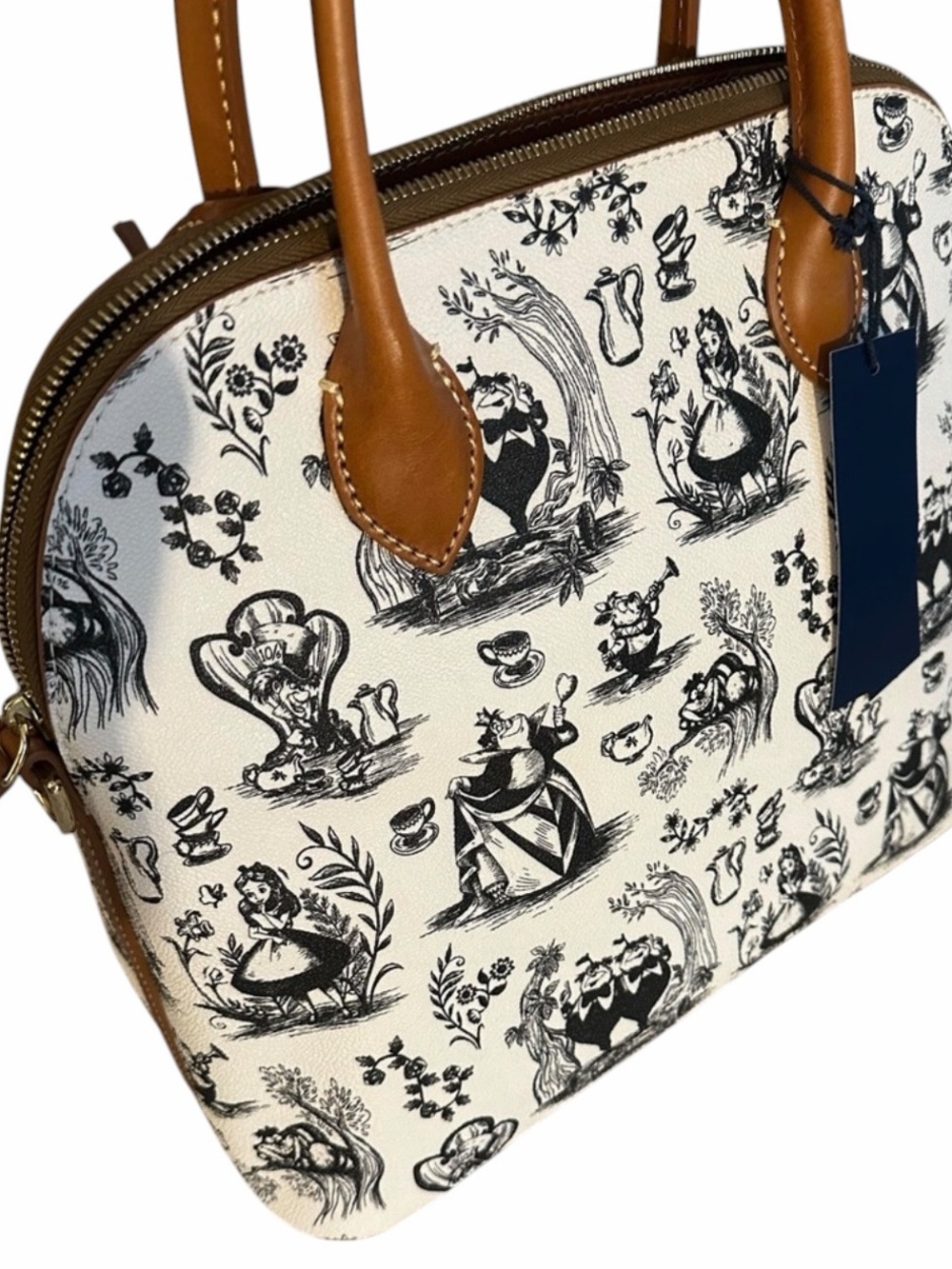 Dooney & Bourke Disney Alice in Wonderland 2022 Satchel NWT - Picture 5 of 11